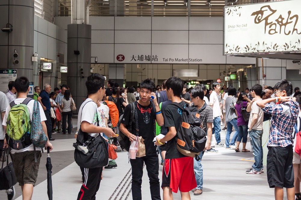 Tai Po Market crowd
